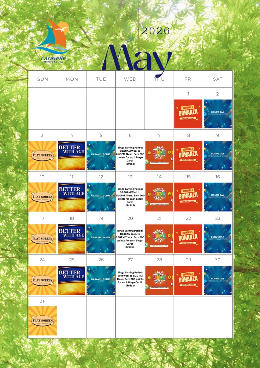 May 2026 Promotions Calendar