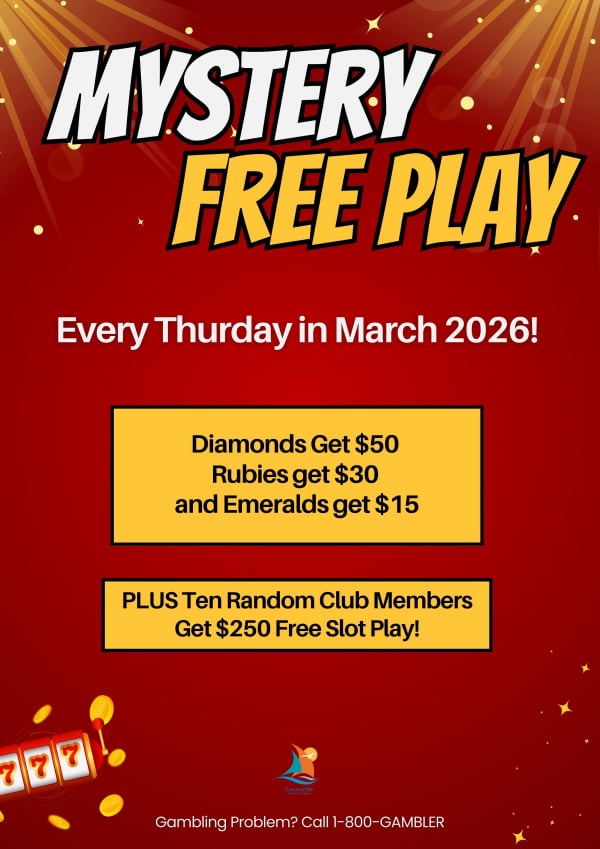 Mystery Free Play in March 2026