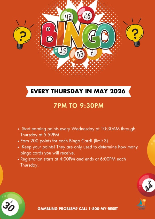 Bingo Thursdays in May 2026